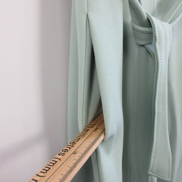 Calvin Klein Women Sleeveless Jumpsuit 14 Green Belted Cropped Casual Luxury 716 - Picture 10 of 15